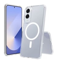 Coverzone Samsung Galaxy S25 Edge ile uyumlu K?l?f Wireless ?arj �zellikli MagSafe ile uyumlu Nitro Anti Shock Transparan K�?eler Airbag Korumal? ?effaf K?l?f