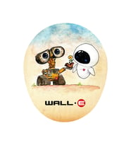 Wall E Ve Eve Tasarım Bilek Destekli Mouse Pad (Çok Renkli)
