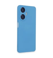 Realme C55 Kılıf Nano İçi Kadife Silikon - Mavi
