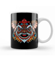 Geminious Barong Bali Kuta Beach Denpasar Kupa Bardak Porselen