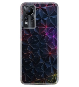 INFINIX Note 11 Pro Note 10 Hot 9 Play Kılıf Desemli Silikon Renkli Prizmalar 1783