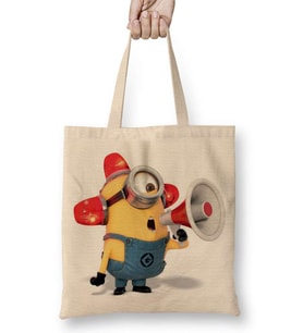 Minions Bez Çanta Uzun Saplı