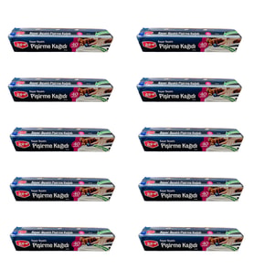 Roll-Up Kayar Bıçaklı Beyaz Yağlı Fırın Tepsi Pişirme Kızartma Kağıdı - 37 Cm. x 40 Metre - 10 Adet