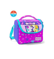 CORAL HIGH 11879 KIDS MOR PEMBE KEDİ KÖPEK DESENLİ THERMO BESLENME ÇANTASI