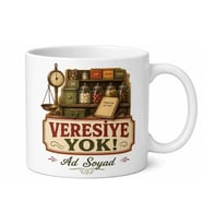 Bakkal Amcaya Hediye Veresiye Yok Esprili Nostaljik Kupa Bardak Hediye