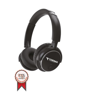 TORİMA HD-20 Siyah Kafa Üstü Kablosuz Bluetooth Kulaklık