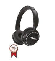 TORİMA HD-20 Siyah Kafa Üstü Kablosuz Bluetooth Kulaklık