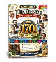 KODLARLA TÜRK EDEBİYATI — ŞAİRLER, YAZARLAR VE ESERLERİ