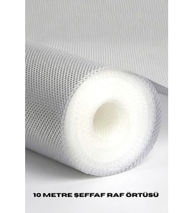 10 Metre Şeffaf Silikonlu Kaymaz Çekmece İçi Düzenleyici