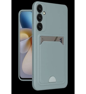 Galaxy A26 Kılıf Kelvin Kartvizitli Silikon - Açık Yeşil