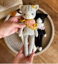 Tekir Kedi Amigurumi Figürü - Uyku Arkadaşı