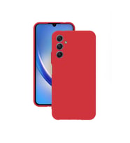 Samsung Galaxy A34 Kılıf Kamera Korumalı Silikon Rubber Arka Kapak (Kırmızı)
