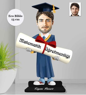 Kişiye Özel Mezuniyet Erkek Ahşap Eco Biblo -2
