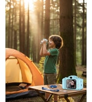 Mavi Şarjlı Mini Hd Kamera Video Fotoğraf Çekimli Usb Bağlantılı Dijital Cihaz
