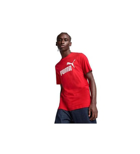 Puma Ess No. 1 Logo Tee Kırmızı Erkek T-Shirt 682532-11
