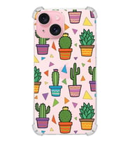 PrintiFy Apple iPhone 15 Plus Uyumlu Water Color 4 Baskılı Şeffaf Köşe Korumalı Antişok Kılıf