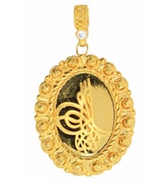 Cigold 22 Ayar Altın Taşlı Kolye Ucu OA-K2KLUC0825025744