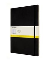 Moleskine Yumuşak Kapak Defter Siyah (Kareli - 19x25)