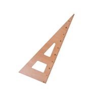 Üçgen Riga Cetvel 45 Cm