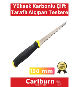 Özel Üretim Ergonomik Tutuş Dayanıklı Yüksek Karbonlu Çelik 150 mm Çift Taraflı Alçıpan Testere