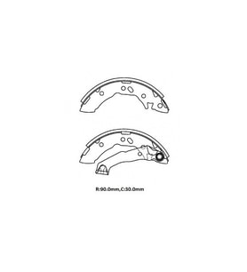 HYUNDAI ATOS- 98/03; ARKA FREN PABUCU (90X30) (DAIWA) 58305-02A10 580-6360
