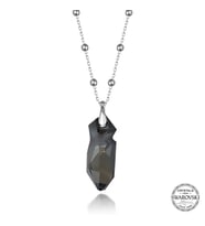 Swarovski Crystal Taşlı Top Zincir Gümüş Kadın Kolye