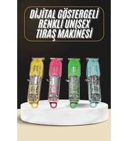 Tıraş Makinesi Renkli Dijital Göstergeli Epilasyon Öncesi Kısaltma Makinesi