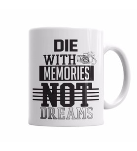 Die With Memories White Kupa Bardak Porselen