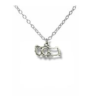 Türkiye Haritası ve Ay Yıldız Figürlü Kolye – Gümüş Renk Unisex 60 cm Zincirli Metal Tasarım