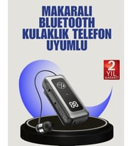 İçi Sarılabilen Kablo Ve Yaka Klipsli Bluetooth Kulaklık (Çok Renkli)