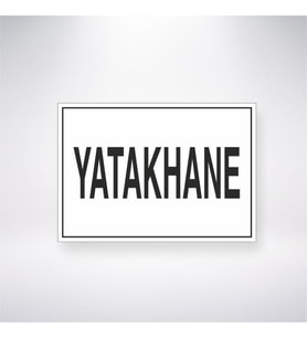 Yatakhane 21x28 Arkası Yapışkanlı Levha