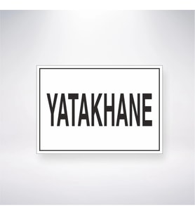 Yatakhane 21x28 Arkası Yapışkanlı Levha
