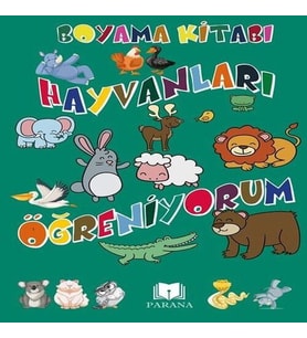 Hayvanları Öğreniyorum - Boyama Kitabı