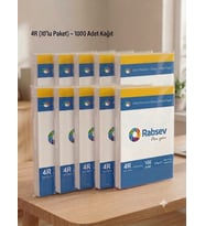 Rabsev Fotoğraf Kağıdı 10X15CM Parlak 200GR 4r ( 10 Paket 1000 Adet )