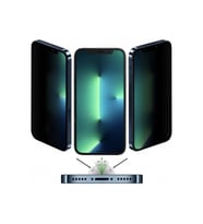 Apple iphone 13 Pro Mat Hayalet Ekran Gizli Privacy Tam Kaplayan Kırılmaz Cam Seramik Nano Ekran Koruyucu