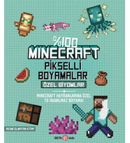 %100 Minecraft Pikselli Boyamalar Özel Biyomlar