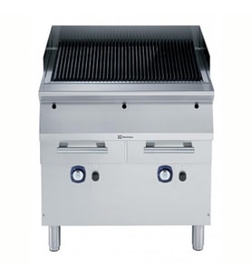 Electrolux Professional Gazlı Barbekü-grill, Çift Taraflı Döküm Izgaralı (et İçin Yivli, Balık-sebze İçin Düz), Alt Standlı E9GRGHGCFU