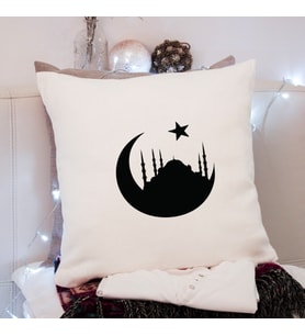 Ay Yıldız Cami Tasarımlı Yastık