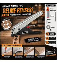Kenar Bandı Pvc ve Delme Pensesi 8 MM