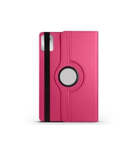 Lenovo M11 TB-330FU Uyumlu Zore Dönebilen Standlı Kılıf (K.Pembe)