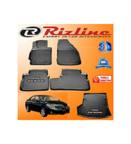 Toyota Corolla 3d Paspas + 3d Bagaj Havuzu Sedan 2007-2013 Arası Siyah Set