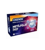 OSENDE Mfı Metilfolat Iyot 30 Tablet 8680133000812