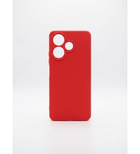 Redmi13 Kırmızı Silikon Kılıf Modeli