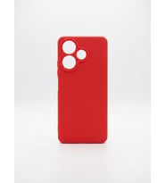 Redmi13 Kırmızı Silikon Kılıf Modeli