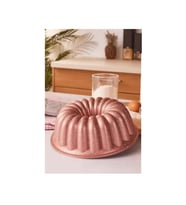 Eda Papatya 26 cm Döküm Granit Kek Kalıbı Rose