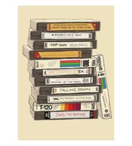 Filmleri Izleyin, Ancak Her Filmi Değil Tablo Ahşap Poster Dekoratif