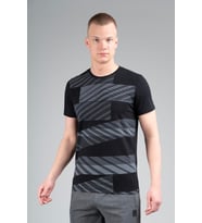 Maraton Regular Erkek Bisiklet Yaka Siyah T-shirt