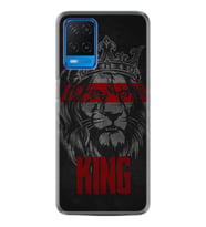 Oppo A54 Uyumlu Kılıf Resimli Desenli Silikon Platinium Series King 1894