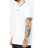 Nike EF-4481 Erkek Battal Polyester Mesh Polo Yaka T-Shirt (Beyaz)