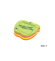 Faber-Castell Şekilli Yapışkanlı Not Kağıdı Elma Şekilli 70X70 4 Renk 583039